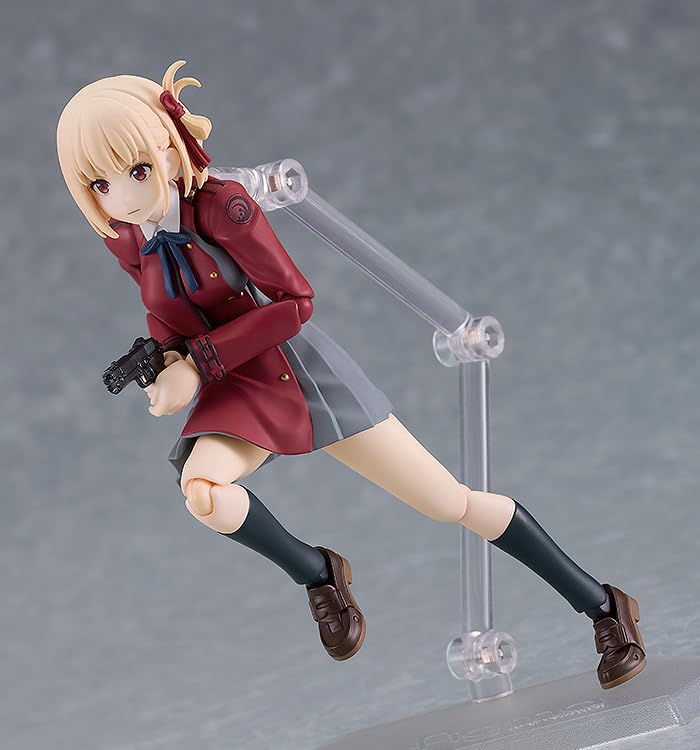 figma Lycoris Recoil Senzoku Nishikigi plastic painted movable figure Non-scale