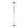 Vidaxl X-Shaped Coffee Table Legs 2 Pcs. White Steel