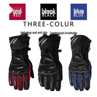 Waterdichte Winter Motorhandschoenen voor Mannen - Anti-Val, Verdikte Lange Handschoenen voor het Rijden