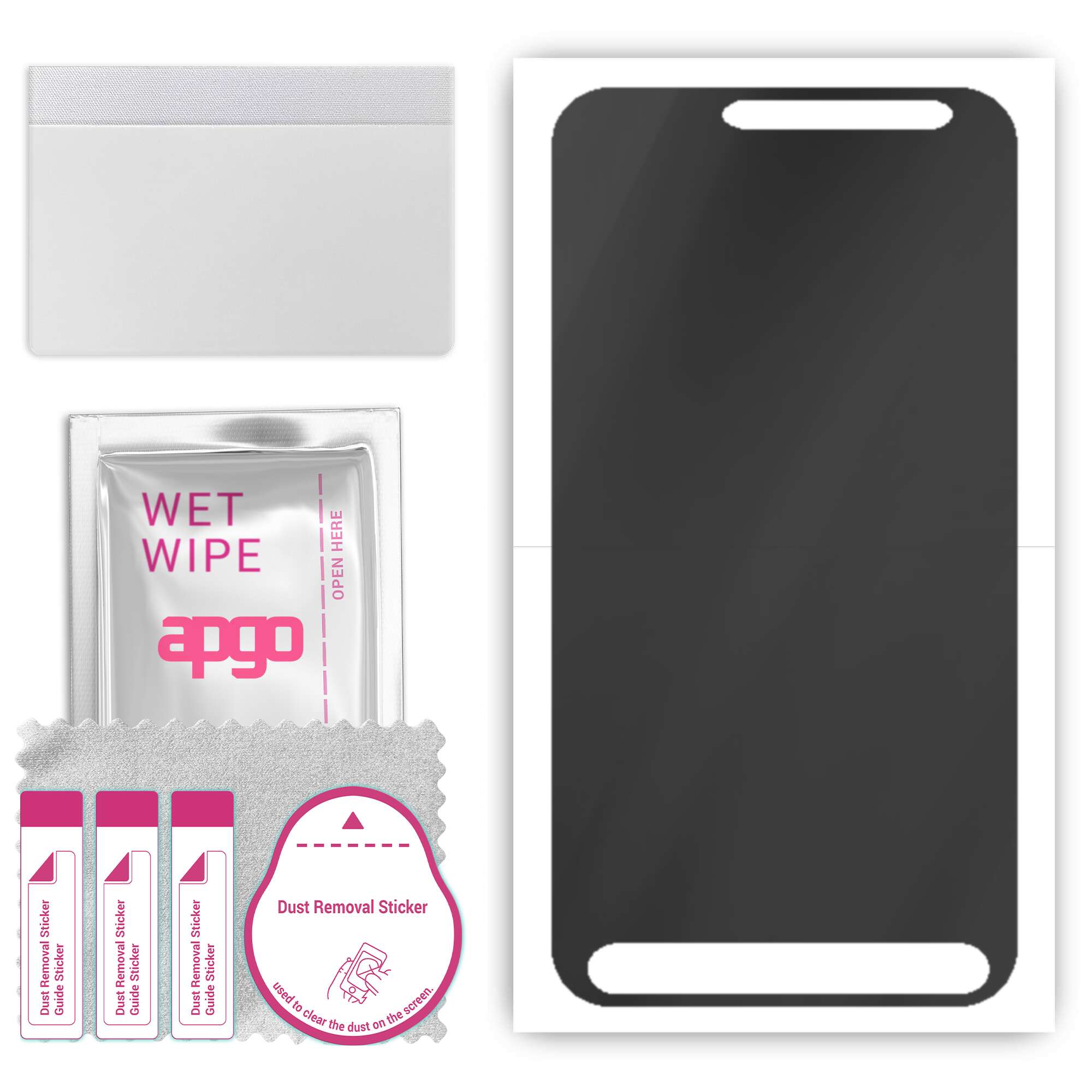 

apgo Hydrogel Privacy Matte Screen Protector for Samsung Galaxy Xcover 3 G389F, Anti Spy, Hydrogel Film, Flexible, Soft TPU with positioning layer eas