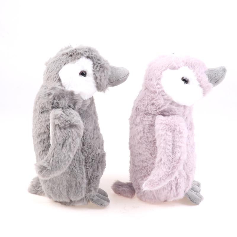 Cute Cartoon Plush Penguin Pencil Case Creative Stuffed Animal Pen Pouch Student Stationery Storage Bag School Supplies