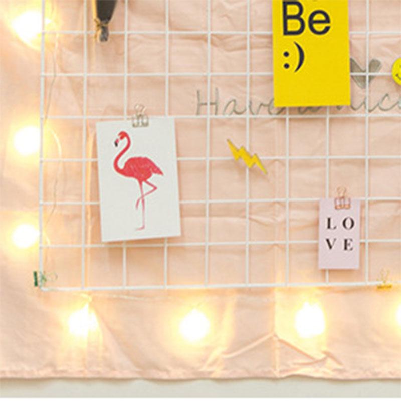 Photo Wall Grille Panel Image Display Iron Decorative Frame Display Photo Wall Home Decoration and Art Hanging