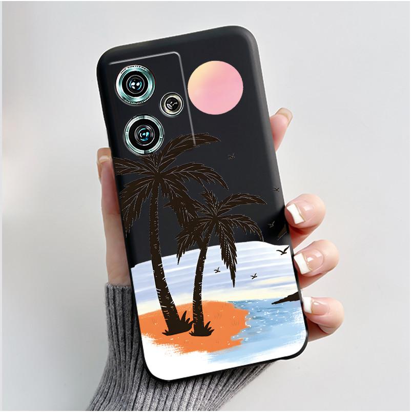 

Casing For ZTE nubia Z50 NX711J Phone Case Aesthetic Fashion Cute Cat Astronaut Black Matte Soft Silicone Shockproof Back Cover ZTE nubia Z50