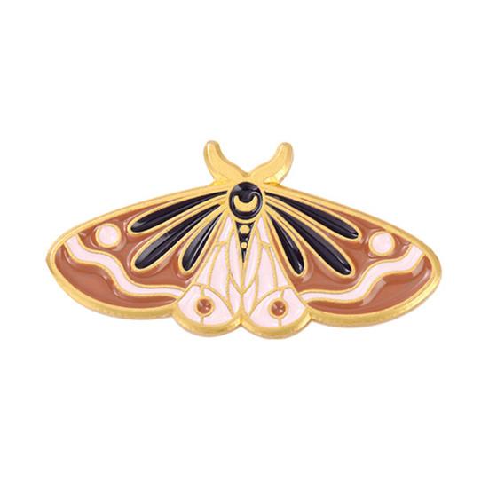 

Женская брошь Мотылек, эмаль, изысканная специальная милая булавка для сумки 2
