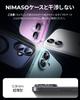 NIMASO Camera Cover for iPhone 16 Plus Camera Protection Aluminum Alloy 9H Tempered Full Lens Black Silver 17/iPhone 16/iPhone - Film, + Glass,