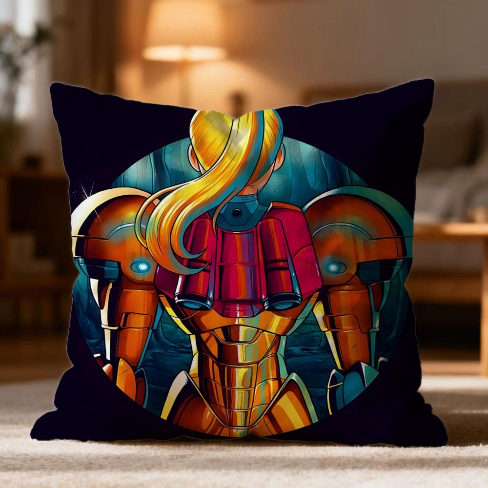 Popular MMetroider Cushion Cover Soft Washable Pillow Case Multi-Scene for Couch Bed Travel Office Use