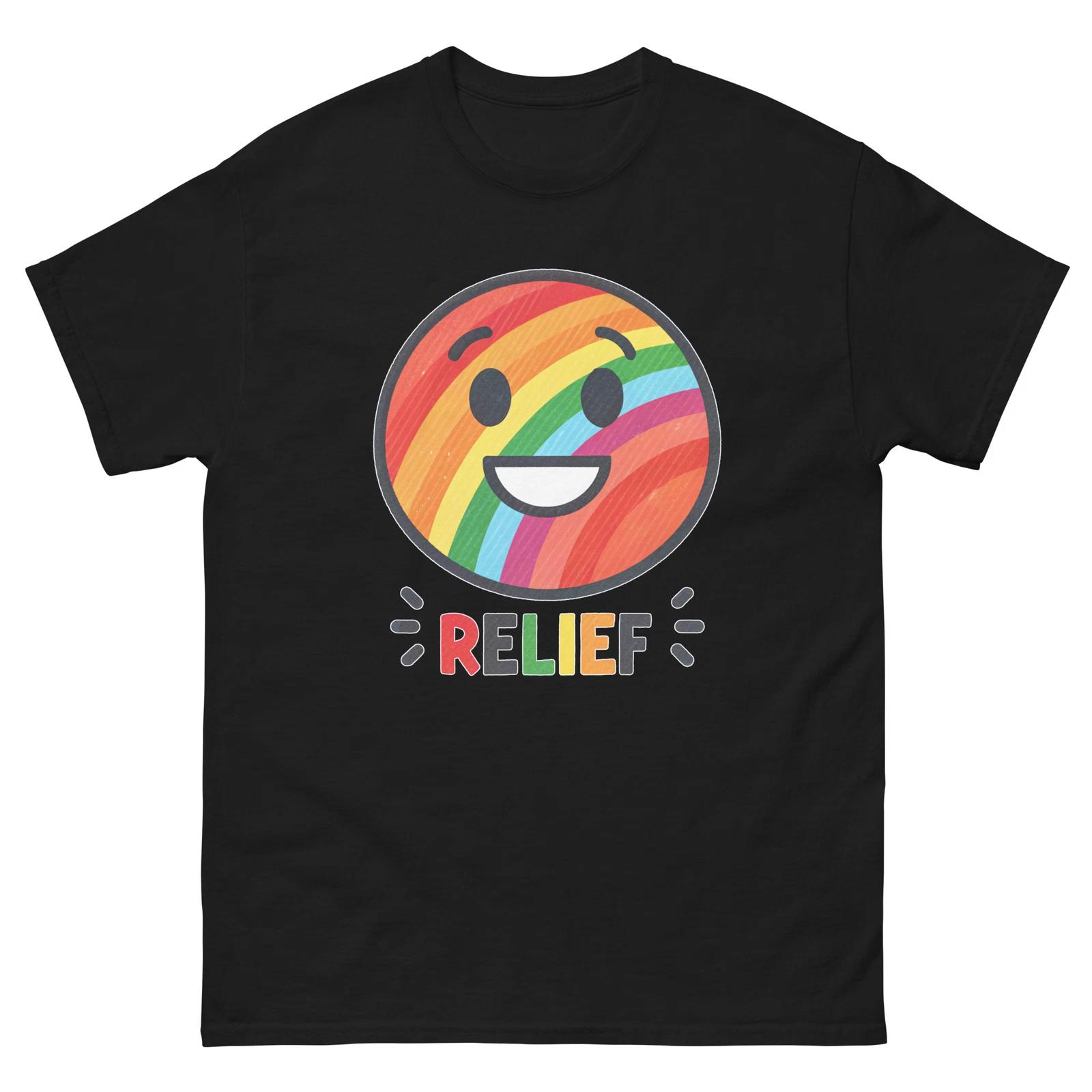 

Relief Emotion Illustration Bright Vibe T-Shirt S