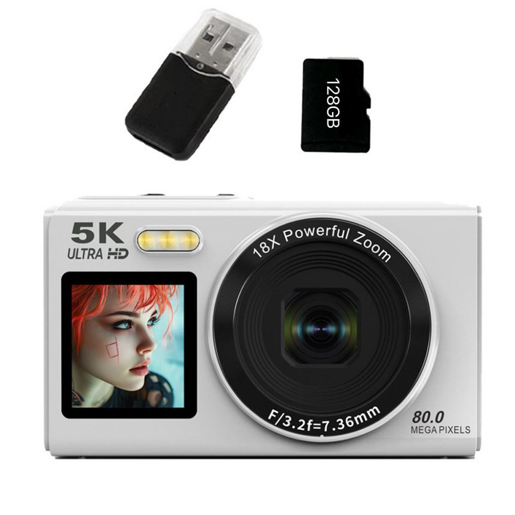 5K Dual Screen HD Selfie Video Camera with WIFI