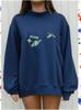 Autumn/Winter Women's Round Neck Long Sleeve Casual Hoodie T-shirt