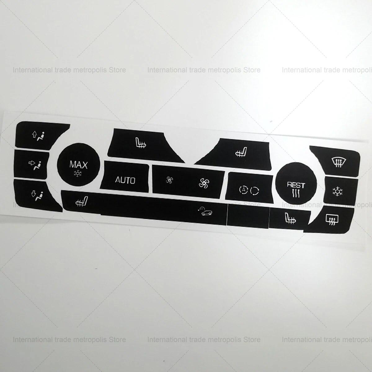 

Наклейки на кнопку климат-контроля переменного тока, наклейки, ремонтный комплект для BMW E90 E92 E91 323i 325i 328i 335i 2006-2011, автомобильные аксессуары 1 Pcs