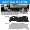 Autorder Dashboard Cover Mat for 2025 Chevrolet Equinox Accessories Dash Cover Upgrade Velvet Dash Mat UV Rays Protector