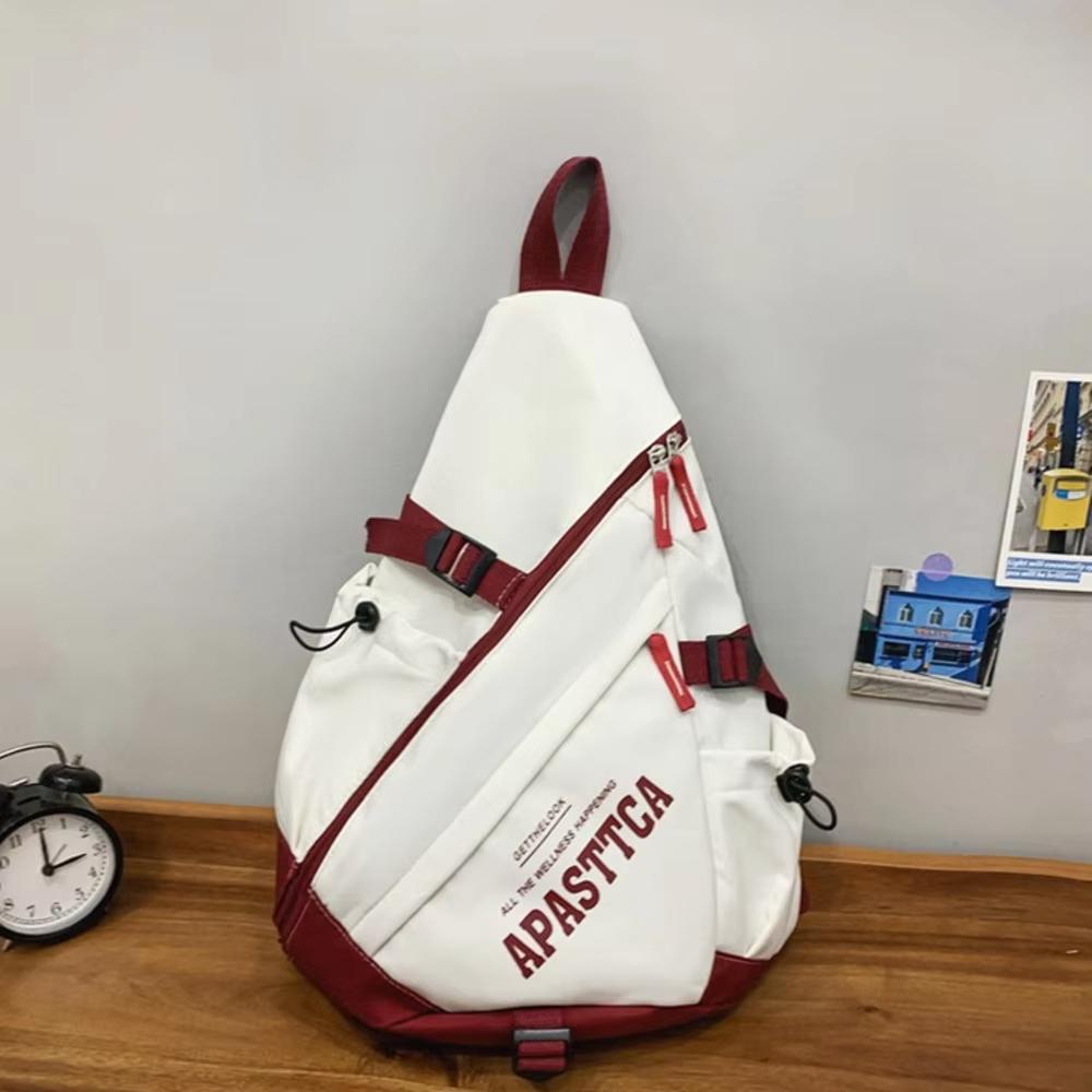 New Y2k Portable Light Nylon Crossbody Bag Trendy Rucksack Travel Shoulder Bag Casual knapsack Outdoor Sports Unisex Chest Packs
