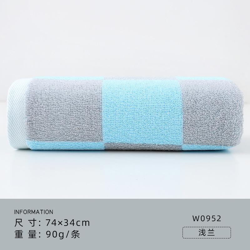 Towel Classic Grid 100% Xinjiang High Quality Cotton Fashion Couple Face Towel Gifts