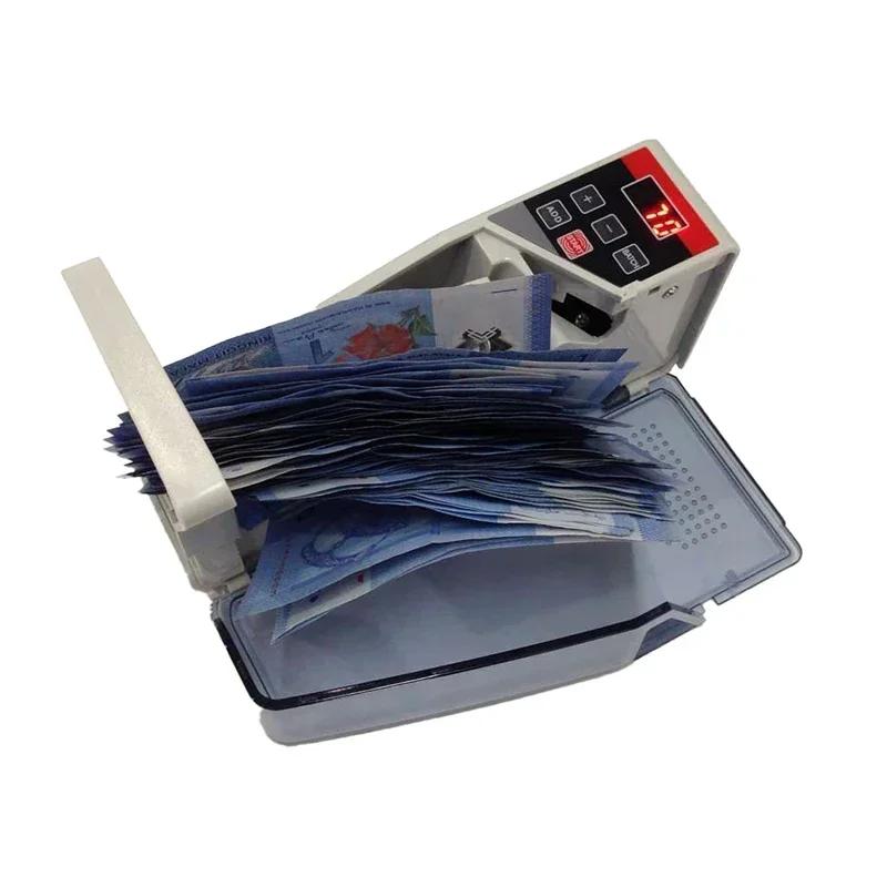 Portable Handy Money Counter Cash Count Banknote Money Currency Counter Counting Machine for All Note Bill Counters LED Display