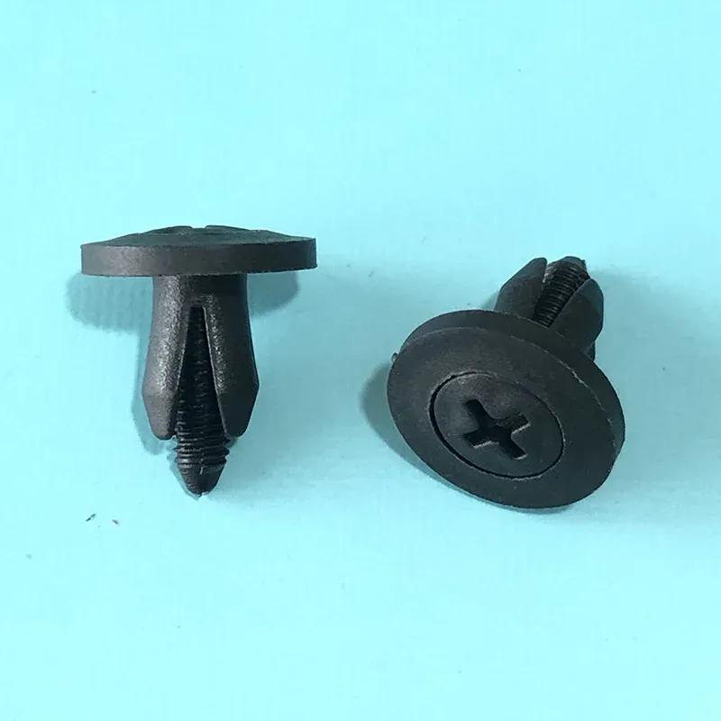 10/20/50pcs Auto Bumper Fastener Clip 6mm Hole Rivet Retainer Push Engine Cover Car Door Bumper Cover Fasteners For Honda Toyota