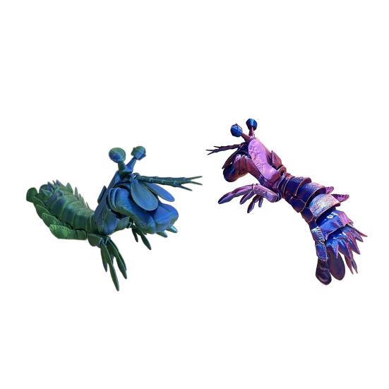 Игрушка-подвижка в виде креветки-богомола для снятия тревожности — фото 12