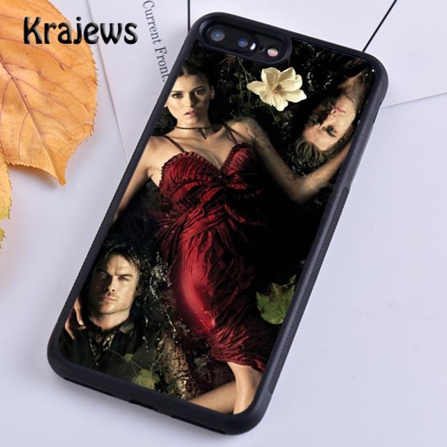 Krajews The Vampire Diaries Phone Case Cover For iPhone 17 Air 16 15 14 Plus 11 12 13 Pro Max Coque Shell Fundas