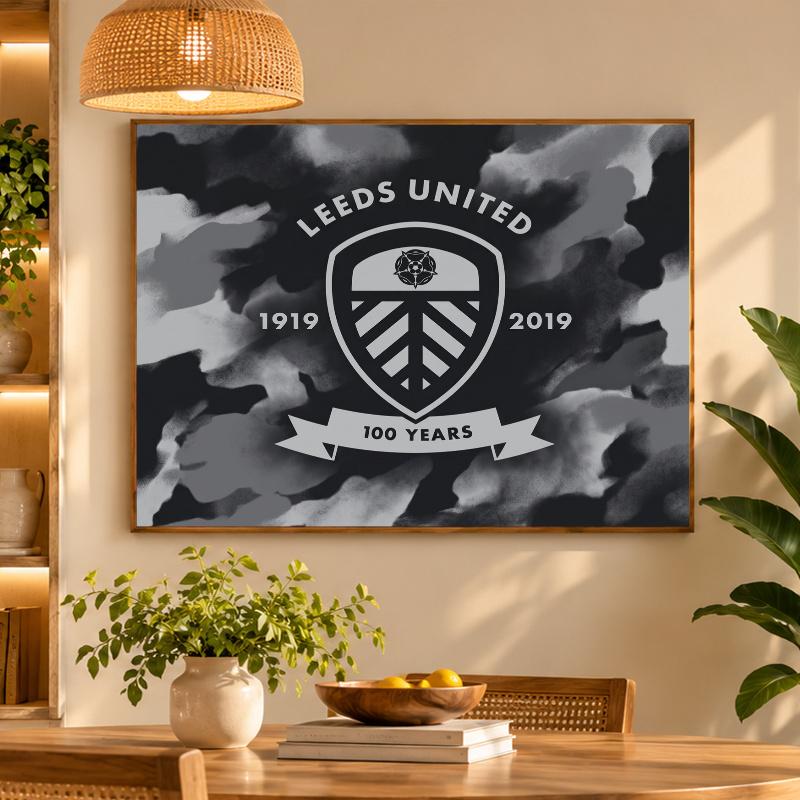 5D Diamond Painting Leeds United Football DIY Full Drill Diamond Art Kit Home Decoration