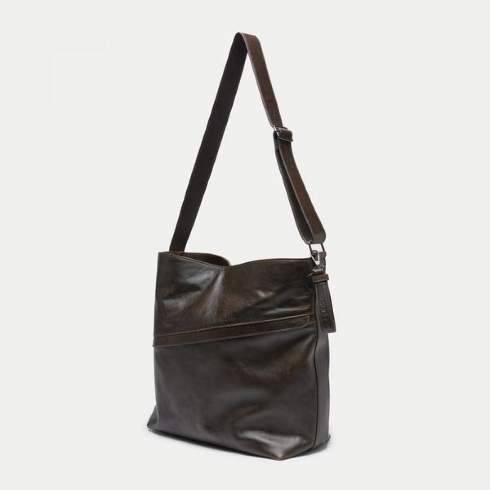 Series Leather Cross Bag  Ssbax25531brd 