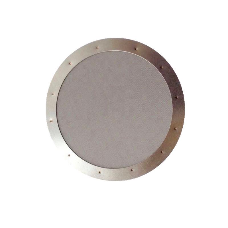 61mm Round Etched 304 Stainless Steel Coffee Pot Filter Screen