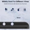 2 Pcs Home Office 3/5/7 Holes Cable Holder Silicone Line Organizer Clips USB Winder Manager Splitter