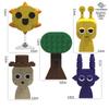 Sprunki Giocattoli Playset Blocchi da Costruzione Set di Blocchi da Costruzione Sprunki Horror Grigio Wenda Simon Tunner Oren Figura di Costruzione Sprunki Mini Set