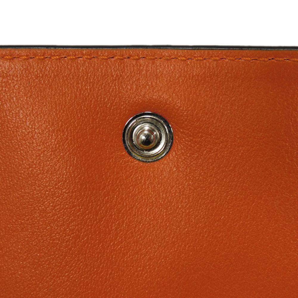 Used 12695 Cocktail Trifold Wallet C643TR2X13 7942 Anagram Lemon Stone Orange Paula's Ibiza Yellow Women's from Japan