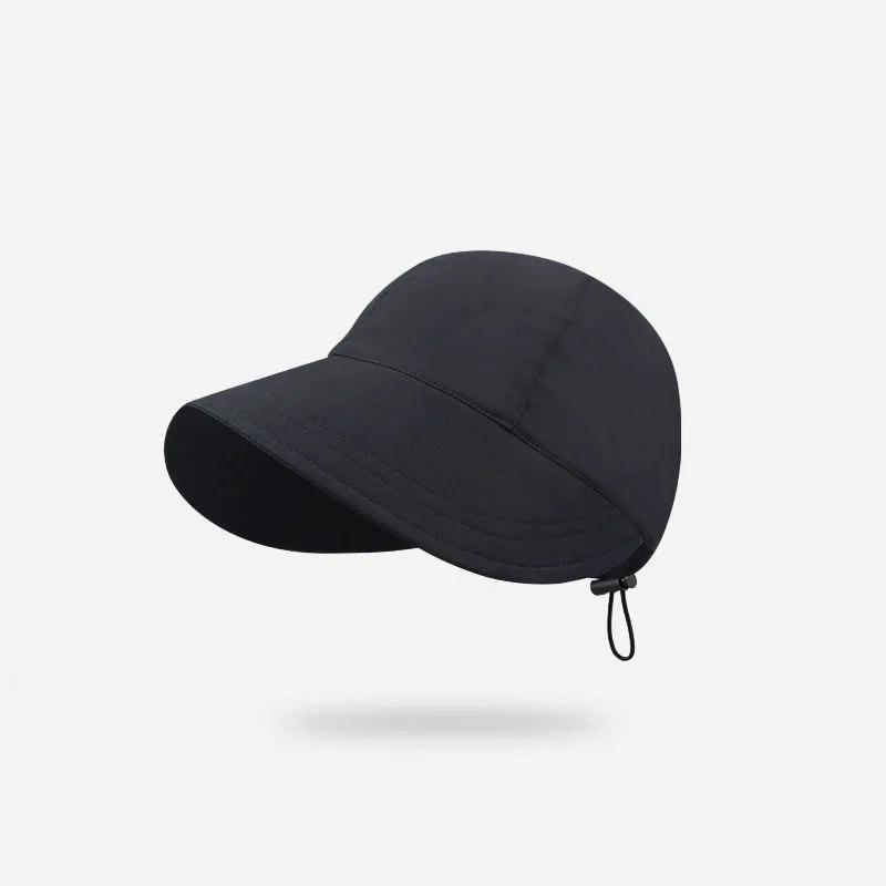 Foldable Sunhat Summer Outdoor Beach Fisherman Hat Sunscreen Protection Cap Adjustable Cotton Wide Brim Bucket Caps for Women