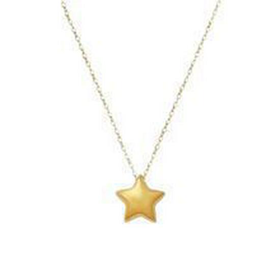 Versatile 18K Titanium Steel Five-Pointed Lucky Star Necklace for Women - Simple, Niche Collarbone Chain