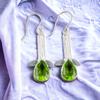 925 Sterling Silver Peridot Gemstone Handmade Jewelry  Earrings For Women EE-36-4