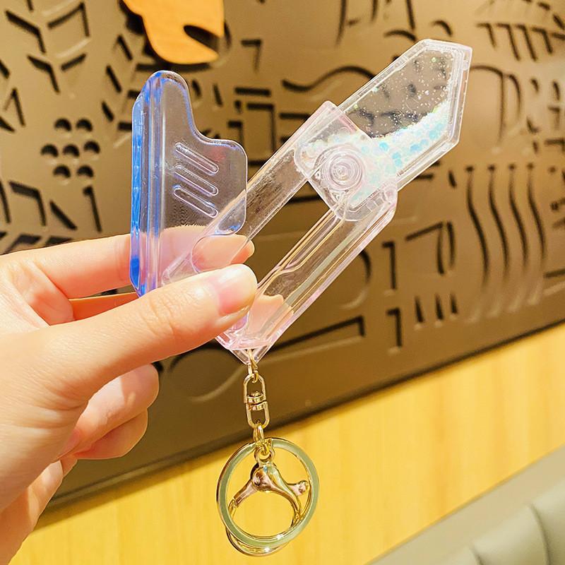 Trendiger Karottenmesser Schlüsselanhänger Lustiges Stressabbau-Spielzeug für Paare und Freunde