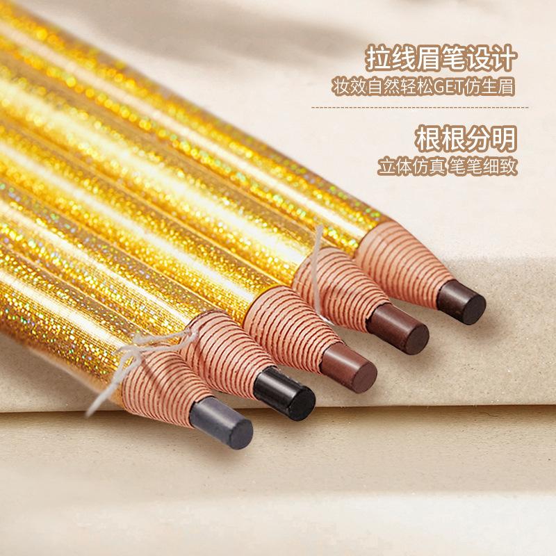 Daily Makeup Eyebrow Pen Wooden Hard Core Eyebrow Pen