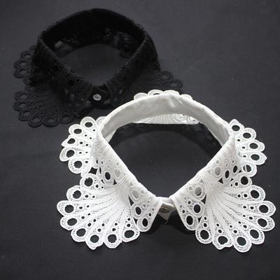 Europäischer und Amerikanischer Hohlstickerei Falscher Kragen Wasserlöslicher Dekorativer Kragen Falscher Kragen