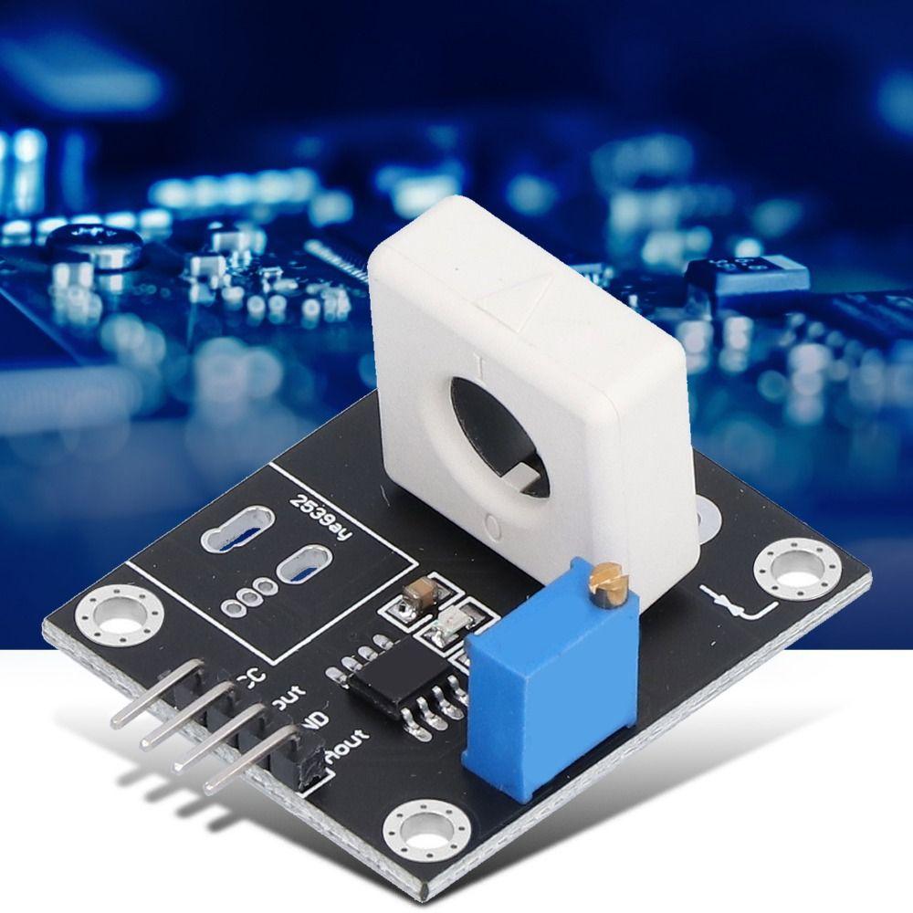DC 5V WCS1800 Hall Current Sensor DC 35A Analog Output Overcurrent Detection Modules Adjustable Customizable Thresholds