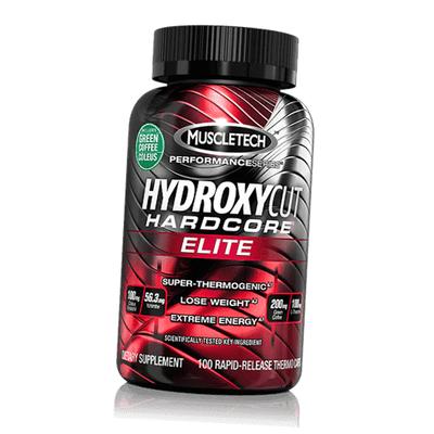 Fast-Release Weight Loss Complex, Hydroxycut Hardcore Elite, Muscle Tech  100caps (02098002)