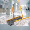 Huìhuáng Wide Cotton Mop with Solid Wood Handle