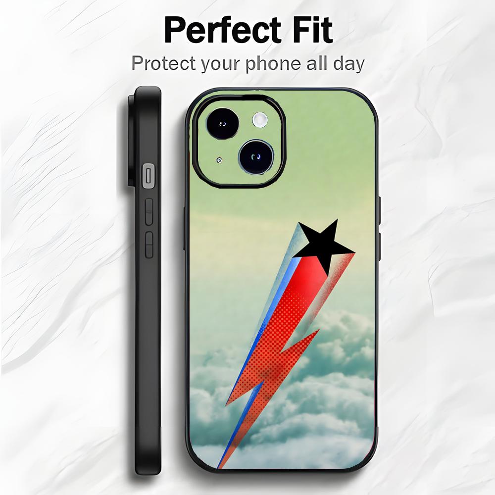 Iconic Legendary Singer D-David Bowie Phone Case Phone Case Soft Packaging Lightweight For iPhone17 16 15 14 13ProMax