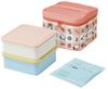Skater Picnic Lunch Box with Cooler Bag and Ice Snoopy Picnic Made In KCPC2 Pack, Design, Japan, 2240ml,