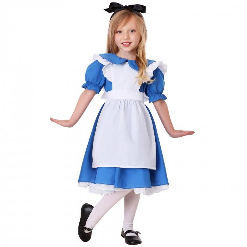 Cute Alice In Wonderland Inspired Girls Maid Costume Dress For Stage Performance And Role Play S-xl Sizes