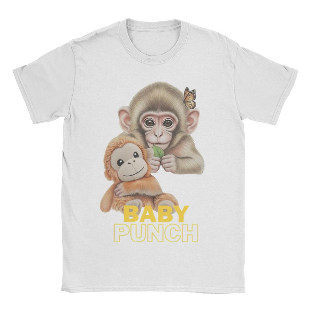 Baby Monkey Punch Cute Monkey Punch TShirt Summer Cotton TShirts For Unisexs Fashion Loose Tshirt ShortSleeved YK Funny Tops