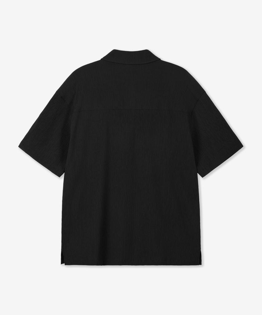 Tienjiti Kinoshita Seersucker Polo (Black) Tnts6E201Bk