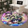 Demon Slayer Chair mat Round Rug Office carpet, Non slip, Suitable for Living Rooms, Bedrooms Decor 1205707a