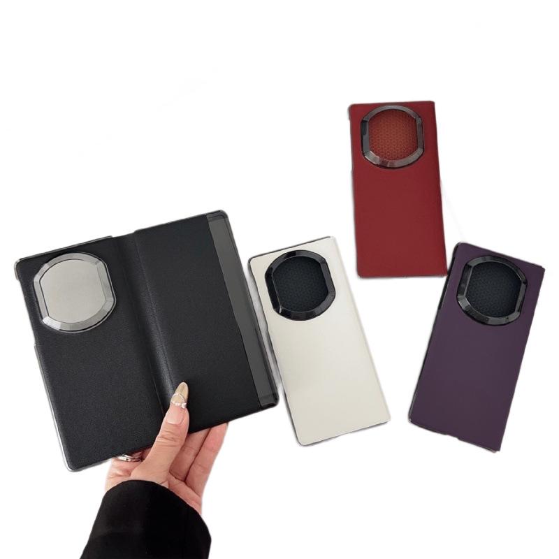 Huawei Mate X7 Leather Case: Full Coverage, Drop Protection, Magnetic Folding, Solid Color