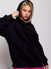 Chic European & American Street Style Print Commuter Hoodie - Autumn/Winter Versatile Couple Design