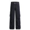 American High Street Jeans Men'S Autumn Trendy Brand Ins Loose Wide Leg Straight Leg Pants Micro Flared Pants
