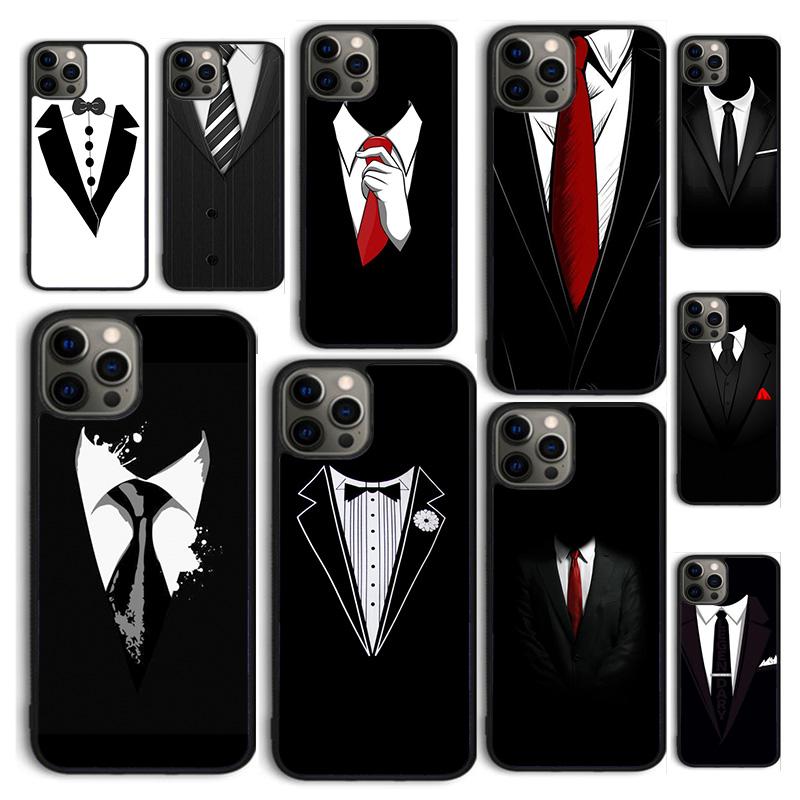 Autumu Man Suit Shirt Phone Case Cover for iPhone 17 Air 16 16e 15 12 11 13 14 Pro Max Apple Plus Coque