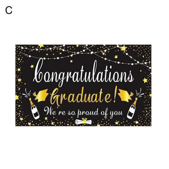 

Выпускной баннер многоразовый складной для класса C