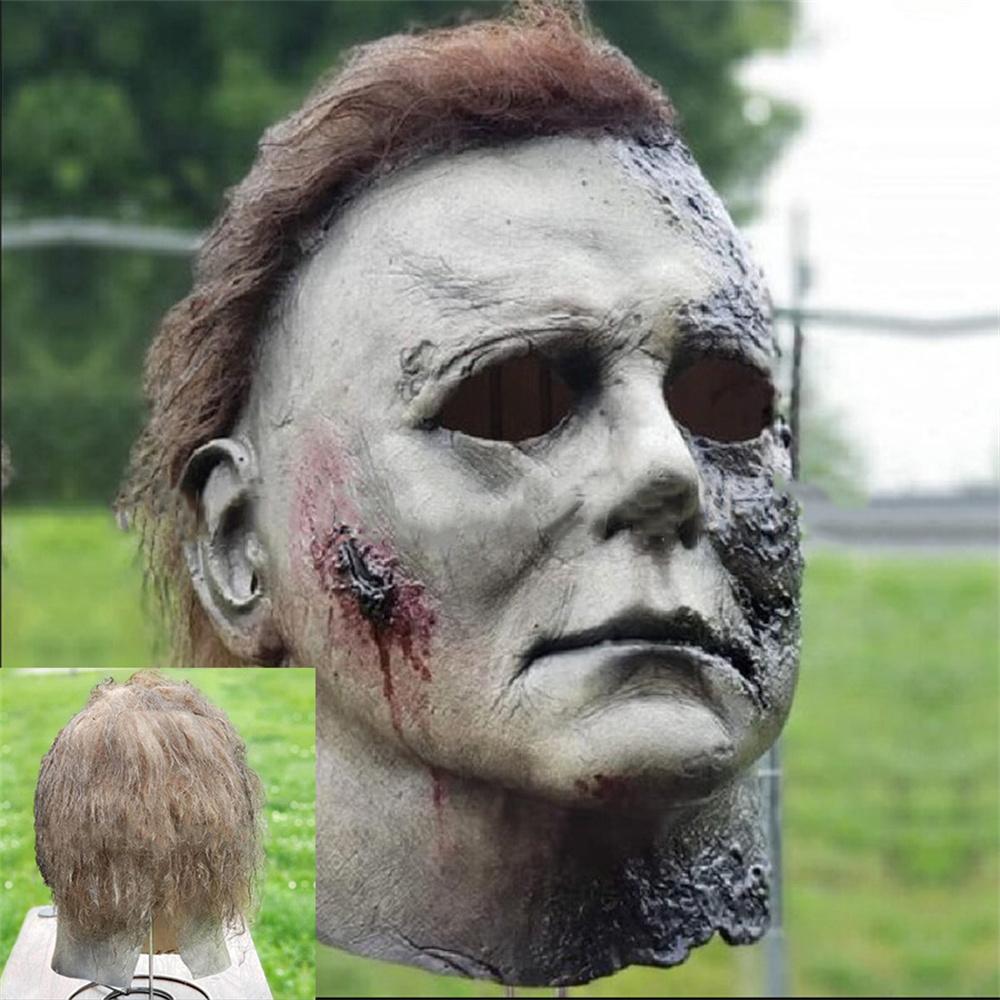 Hororová latexová maska přes celou hlavu pro dospělé na Halloween/Maškarní večírky/Tag párty