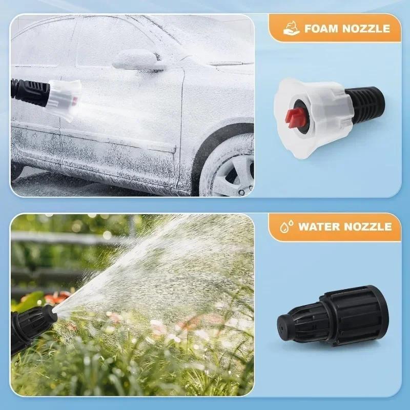 Manual Pump Foam Sprayers, Pneumatic Foam Snow Removers, High-pressure Car Wash Bottle Sprayers for Household and Car Cleaning