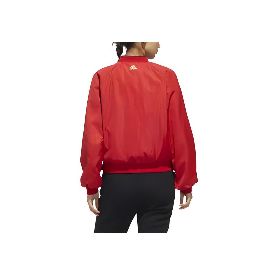 Adidas CNY Woven Jacket With Sherpa Lining Women Outerwear Red FU6236